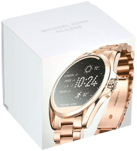 michael kors access bradshaw rose gold tone smartwatch|Michael Kors smart watch battery.